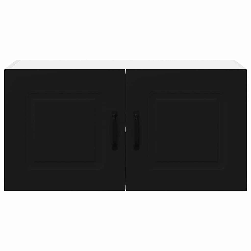 Küchenhängeschrank Schwarz 80 x 31 x 40 cm Holzwerkstoff